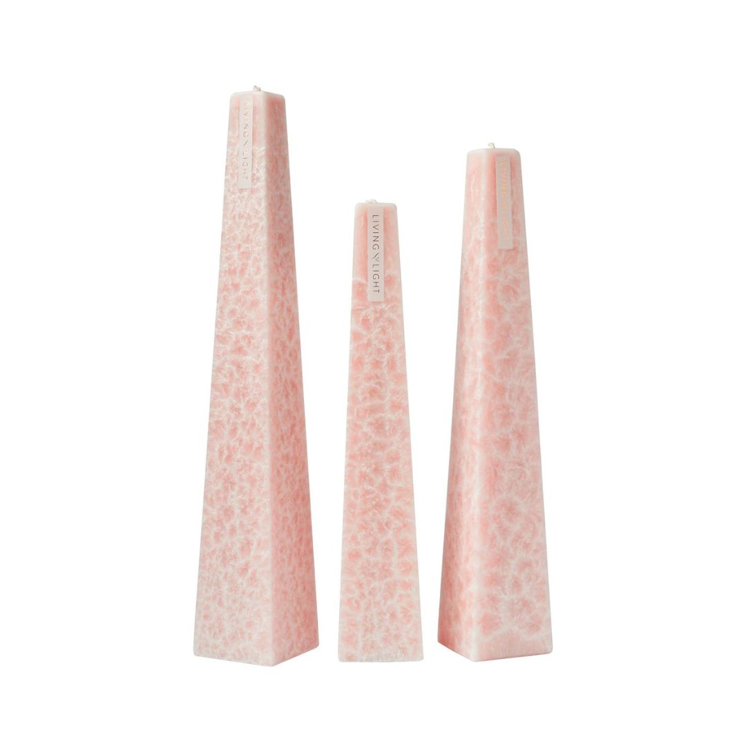Icicle Candle: Peony Rose - Small