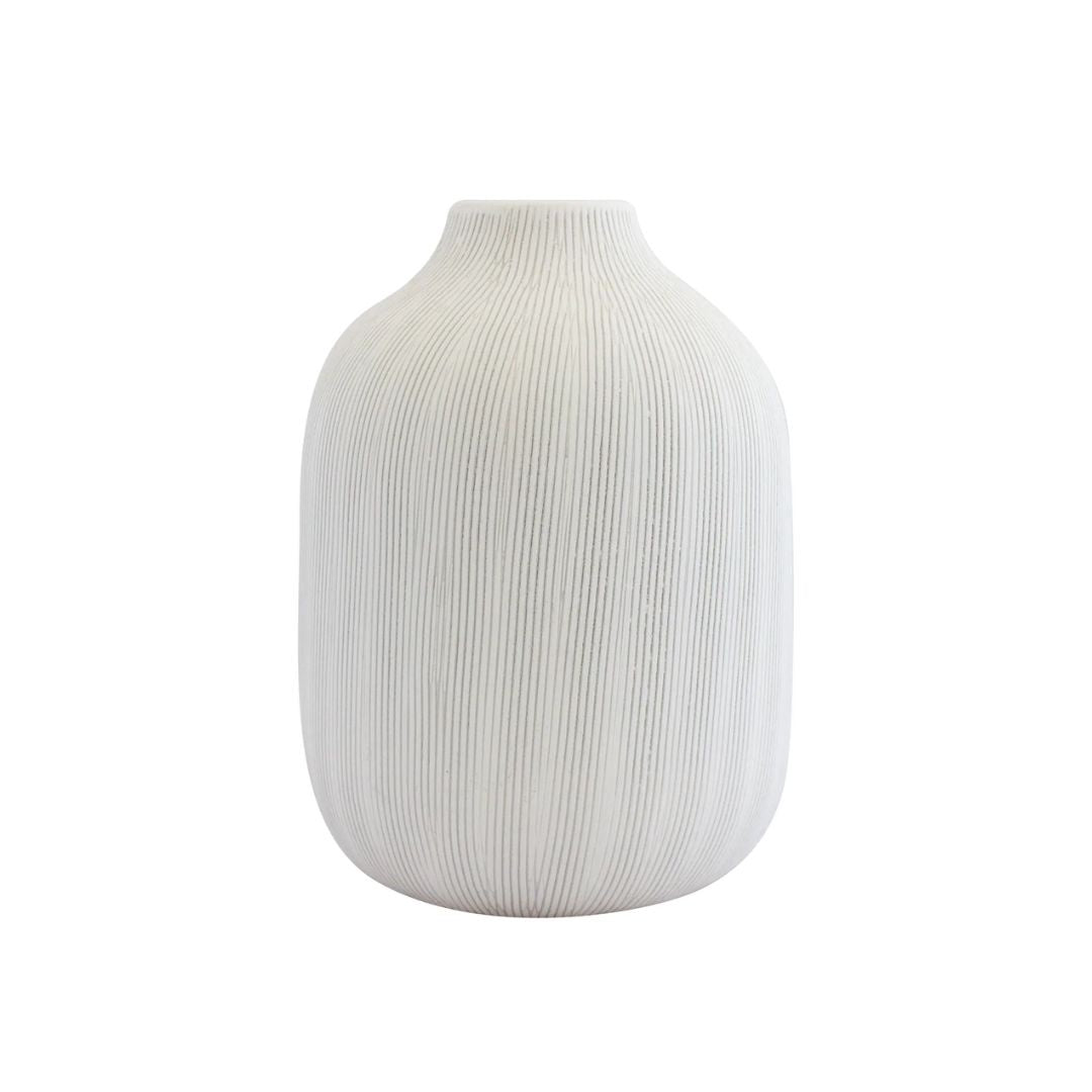Birch Etched White/Grey Vase - 20H