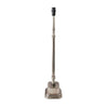 Square Tall Lampbase - Antique Silver