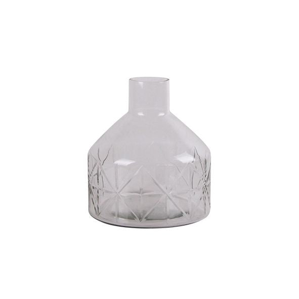 Laudes Criss Cross Etched Vase