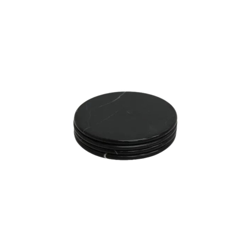 Malmo Black Coasters - Set of 4