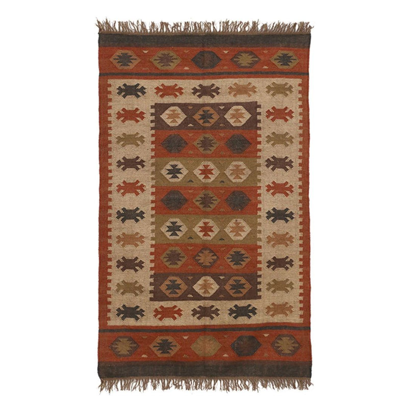 Tribal Pattern Kilim Rug - 120x180