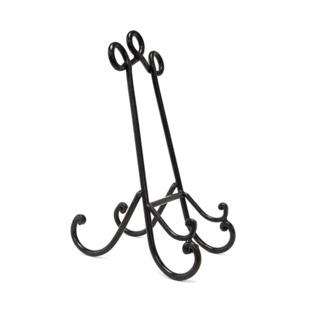 Large Iron Plate Stand - Rust Finish