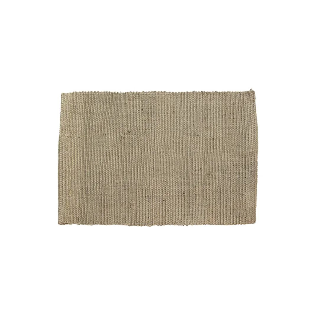 Ribbed Jute Placemat - Stone