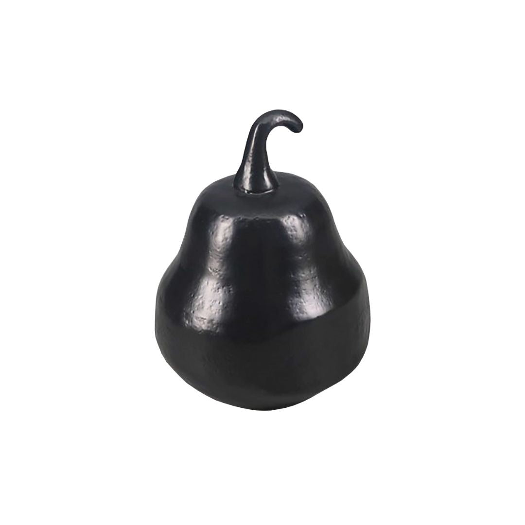 Aluminium Organic Hammered Pear - Black
