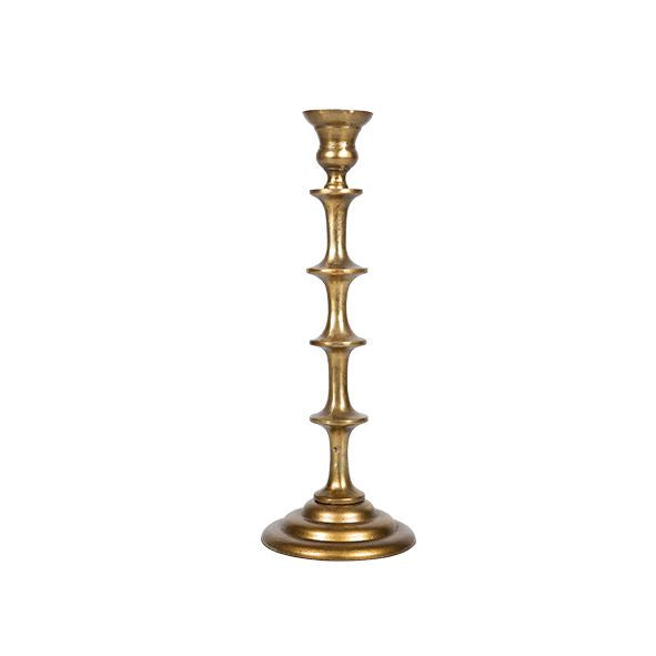 Ridged Taper Candlestick - Medium