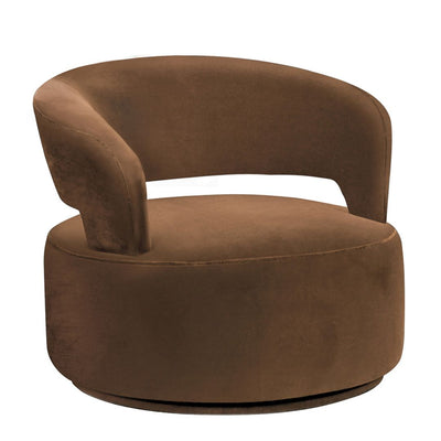 Indiana Swivel Arm Chair - Gold