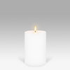 LED Pillar Candle: Nordic White - 10.1x15.2cm