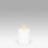 LED Pillar Candle: Nordic White - 7.8x10.1cm