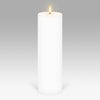 LED Pillar Candle: Nordic White - 7.8x25.4cm