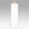 LED Pillar Candle: Nordic White - 7.8x25.4cm