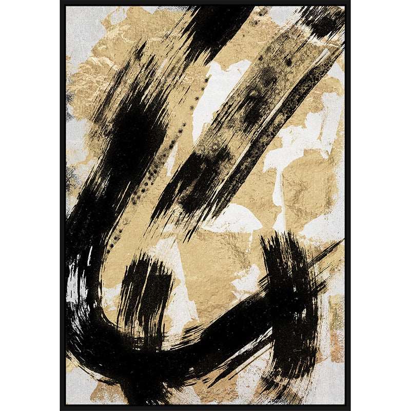 Canvas Art 8 Gold/Black