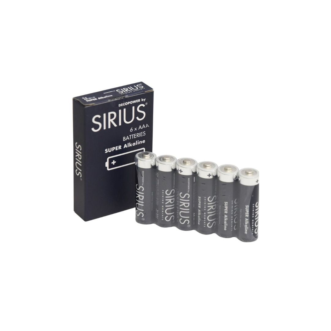Sirius Batteries: AAA  Deco Power