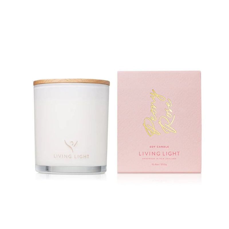 Soy Large Candle: Peony Rose