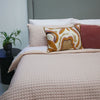 Jumbo Waffle Duvet Set: Nude - Super King