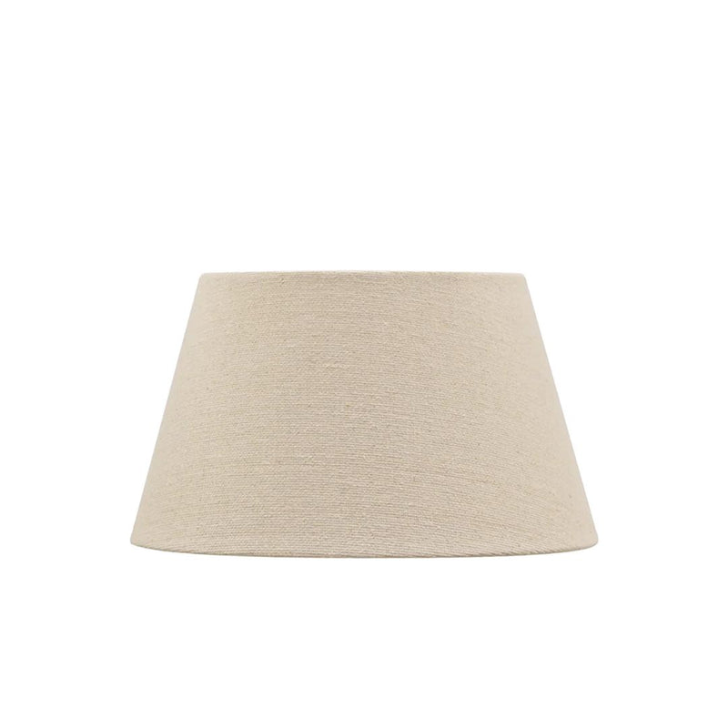 Flax Basket Weave Tapered Drum Lampshade - 36cm