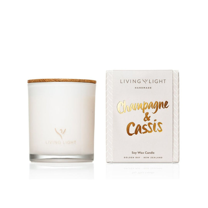 Soy Large Candle: Champagne & Cassis