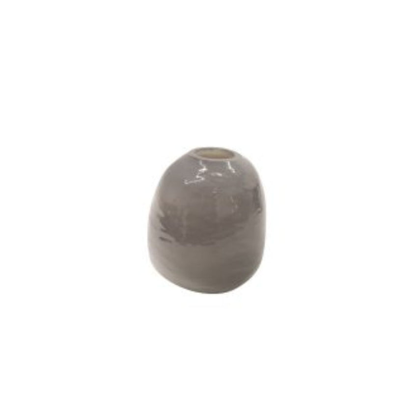 Heide Grey Vase - 13cm