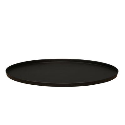 Studio Black Round Ottoman Tray