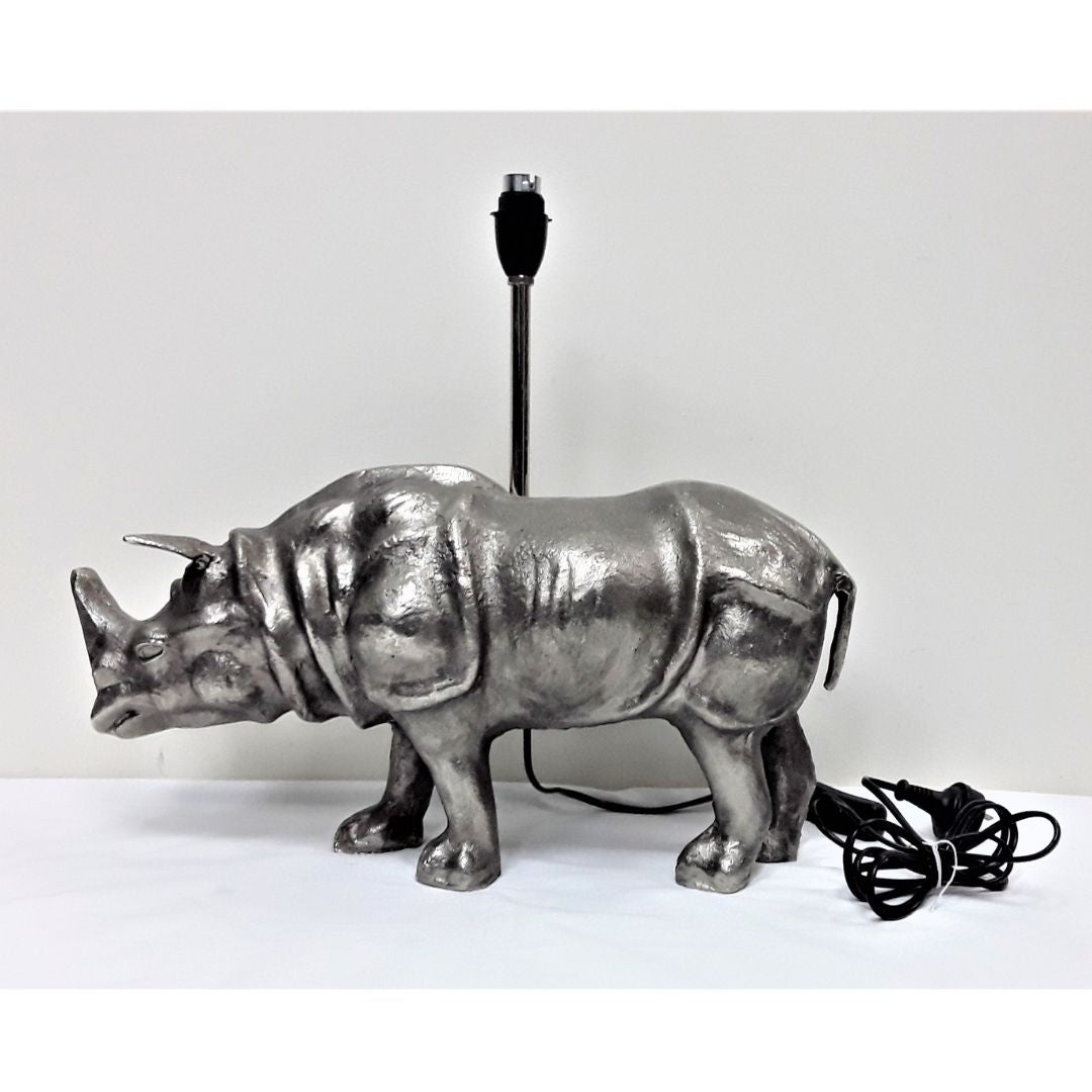 One-horned Rhino Lamp Base