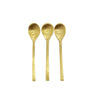 Brass Salt Spoons - Set of 3