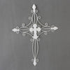 White Cross Wall Plaque