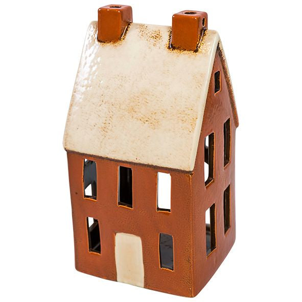 Chalet Tea Light House - Amber