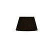 Black Tapered Drum Lampshade - 26cm