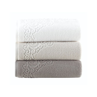 Hand Towel: Zero Twist Antonieta - Light Grey