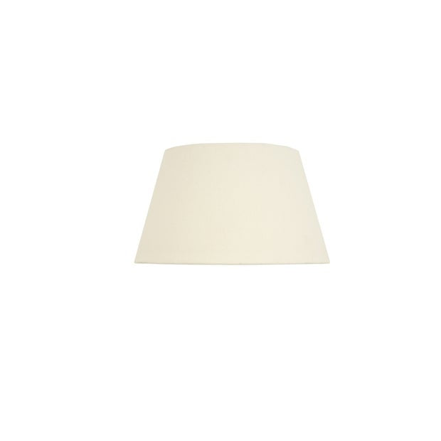 Ivory Tapered Drum Lampshade - 26cm