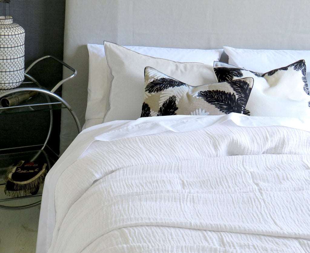 Devon White Bedspread Set - King