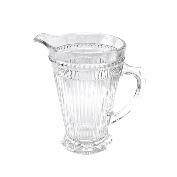Ribbed Clear Water Jug