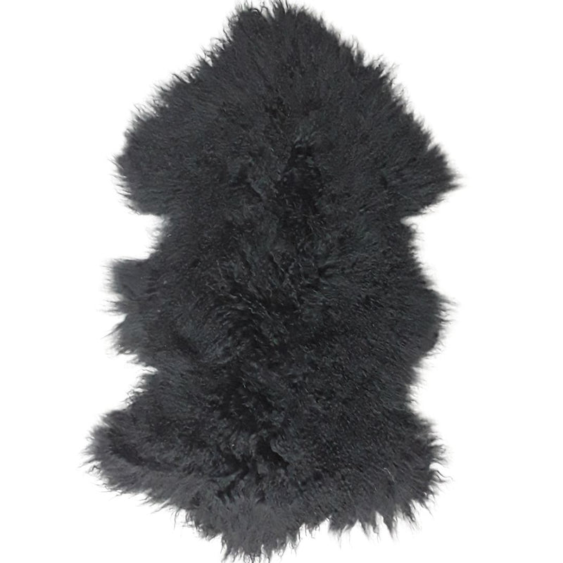 Kinsley Tibetan Lamb Hide in Black - Single