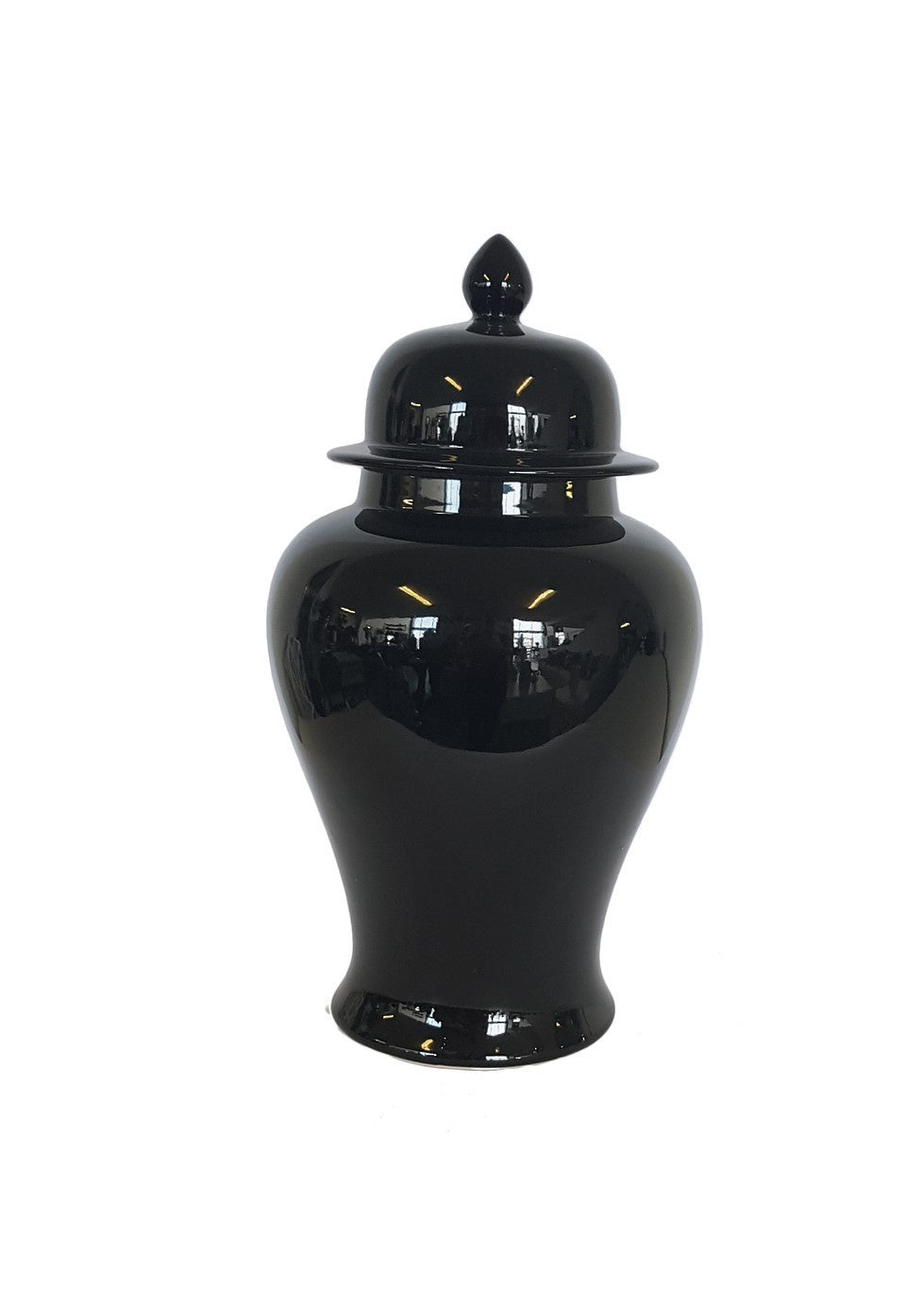 Black Ginger Jar - Medium
