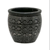 Aztec Pot - Black/Natural Medium