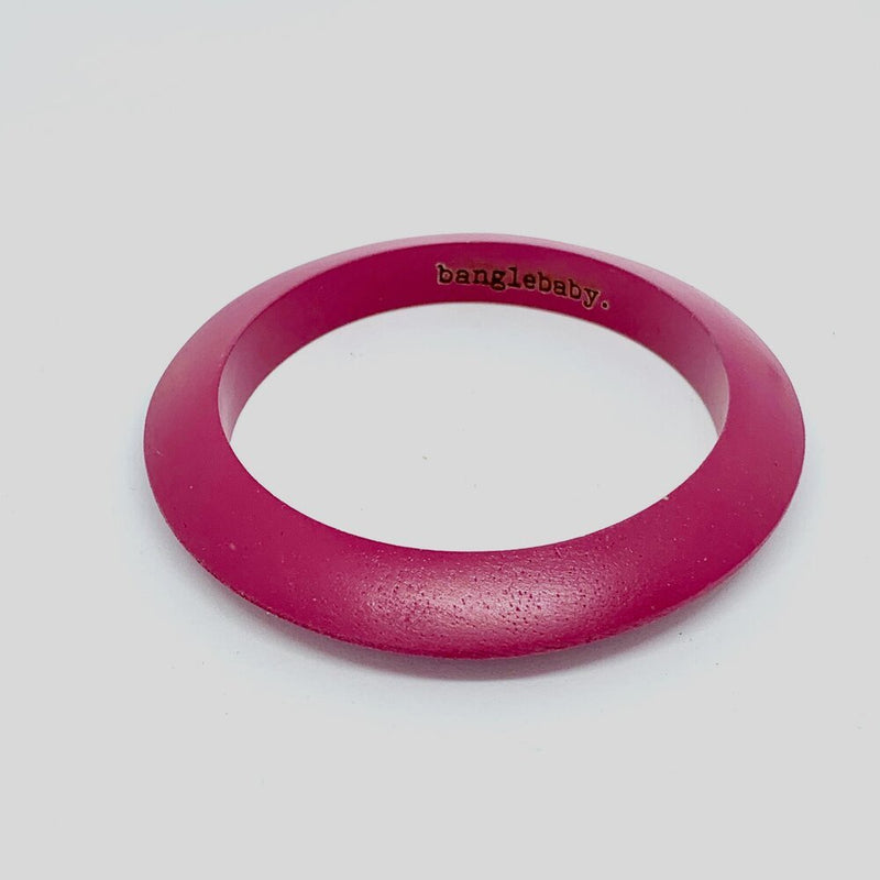 Alva Wood Berry Bangle - Medium