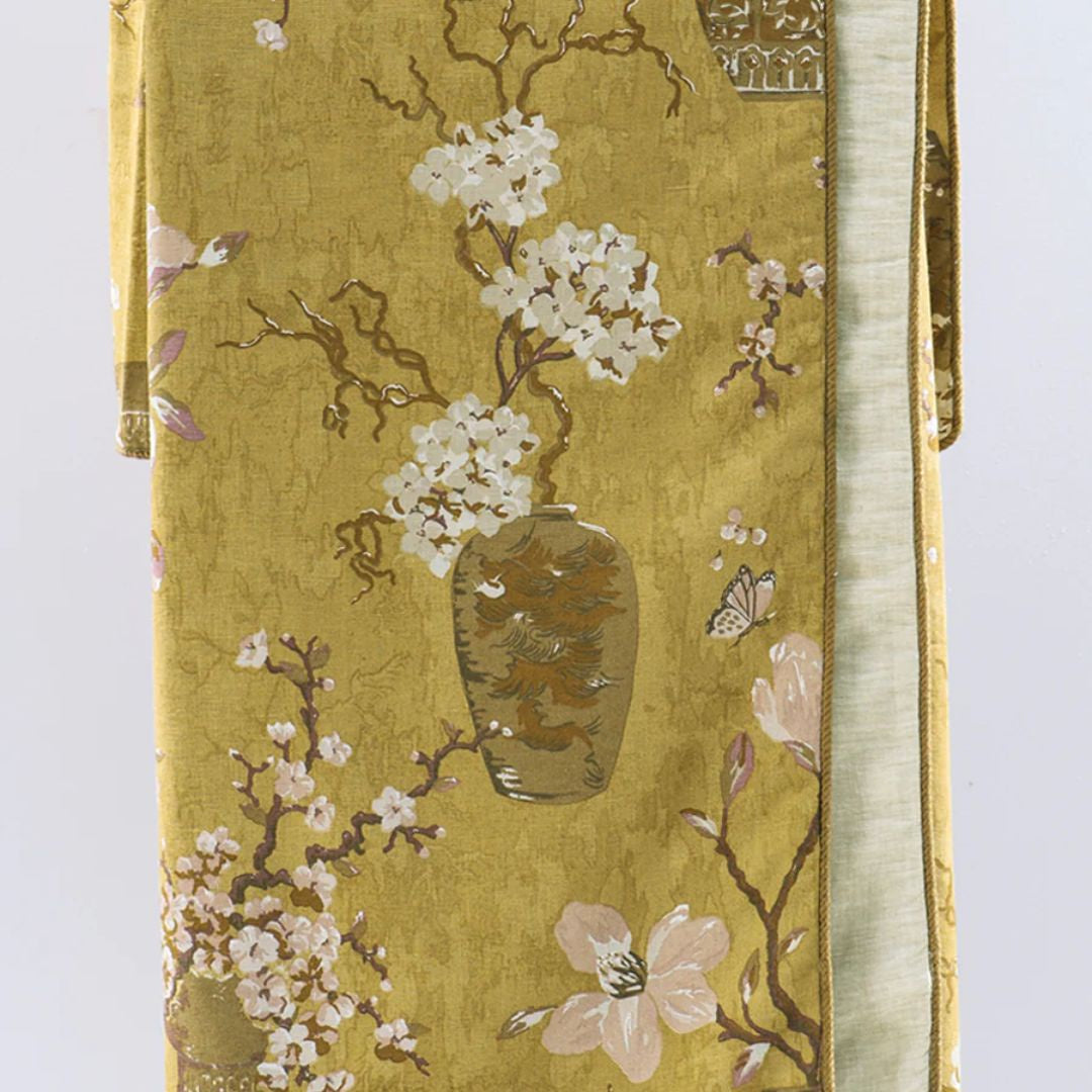 Ikebana Ochre Throw - 240x135