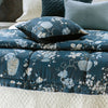 Ikebana Teal Comforter - 246x206