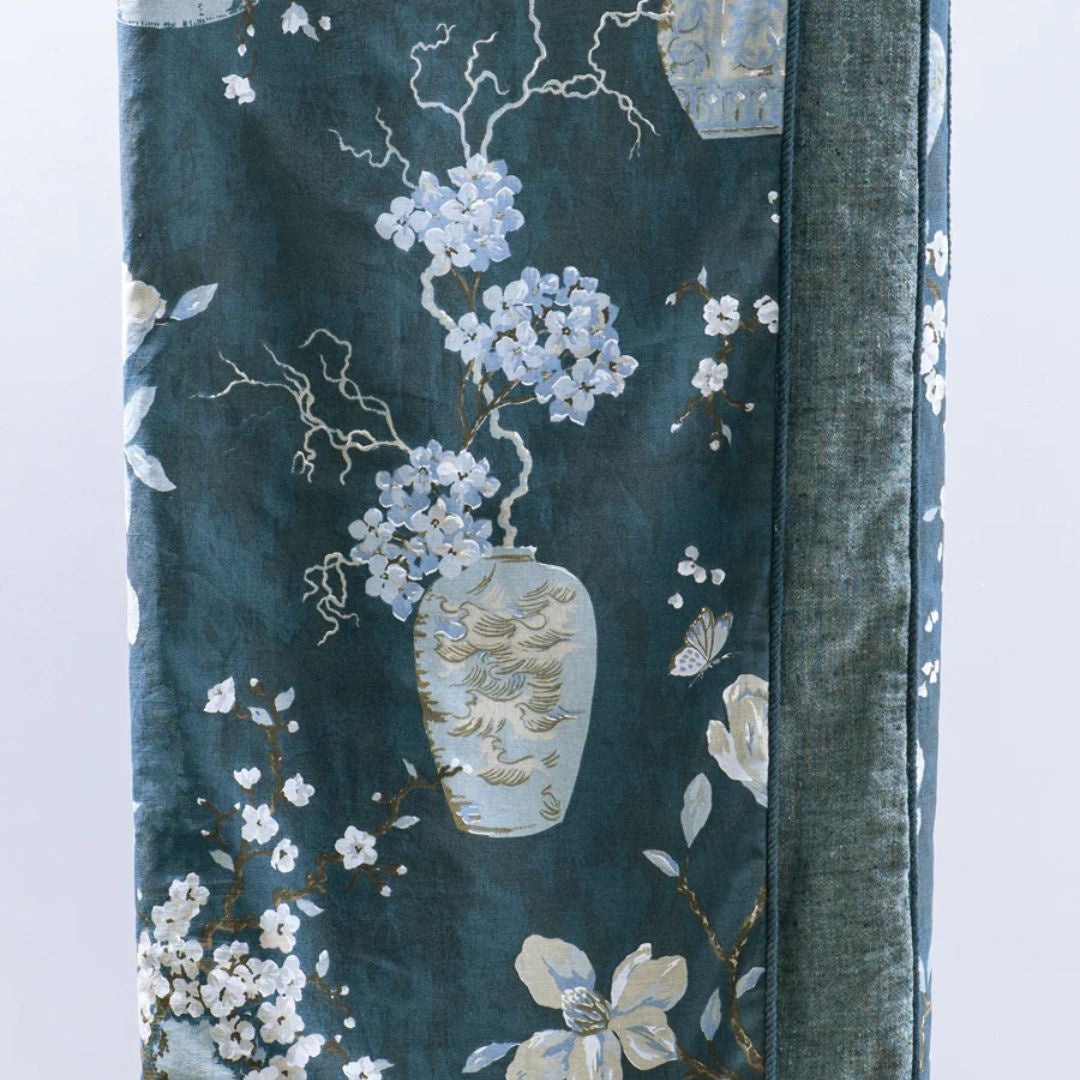 Ikebana Teal Throw - 240x135