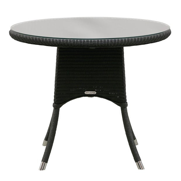 Nimes Table: Black - Dia.90cm