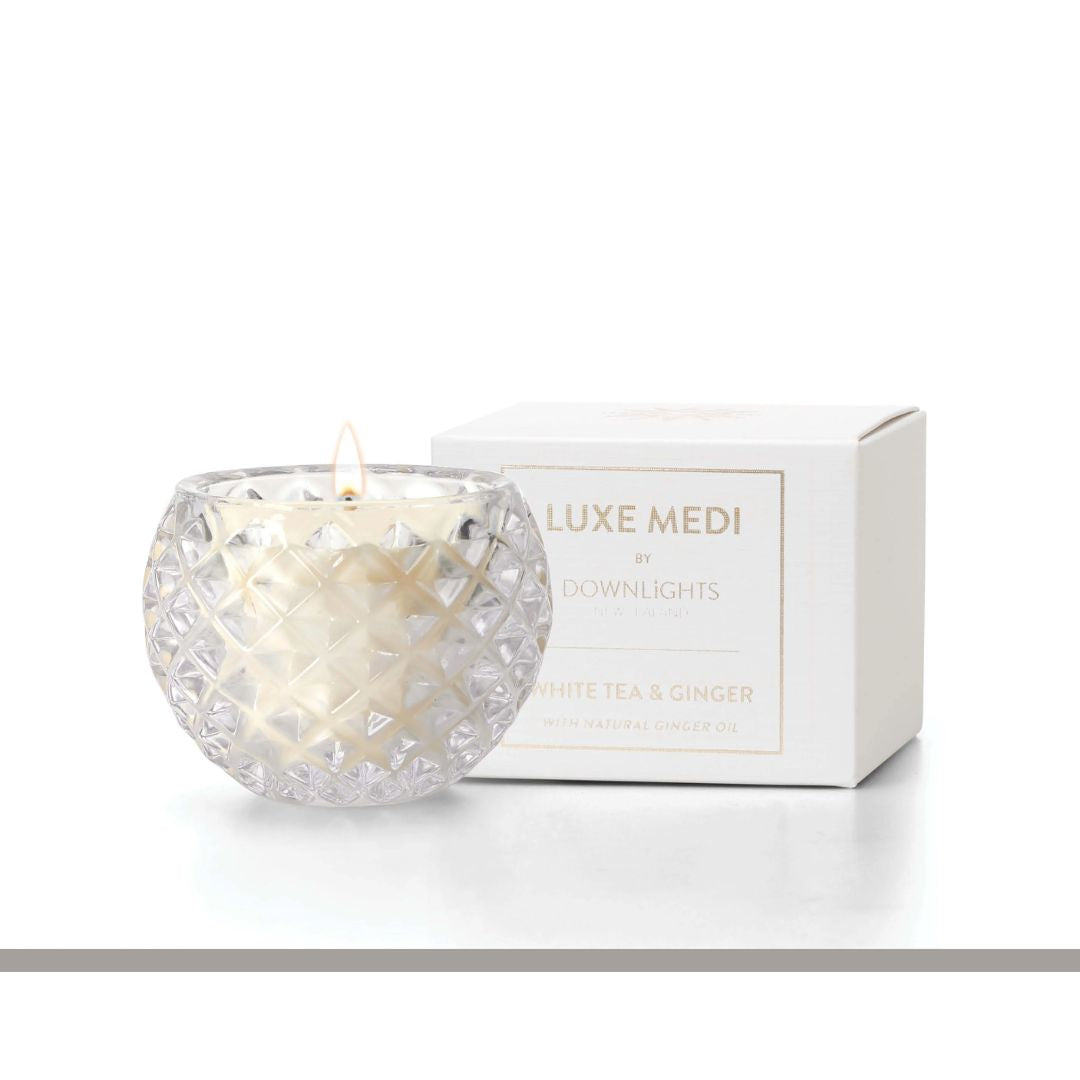 Luxe Medi Candle:  White Tea & Ginger
