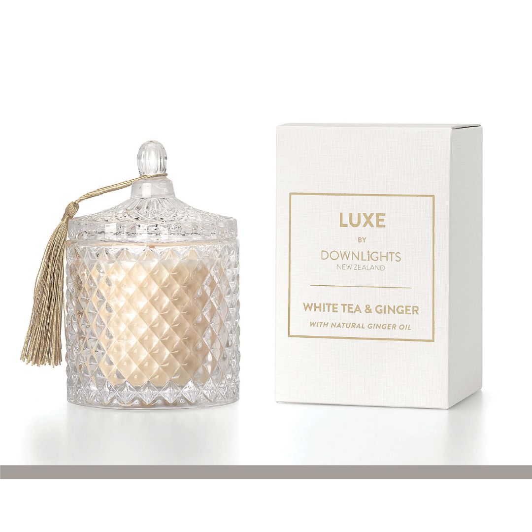 Luxe Candle:  White Tea & Ginger