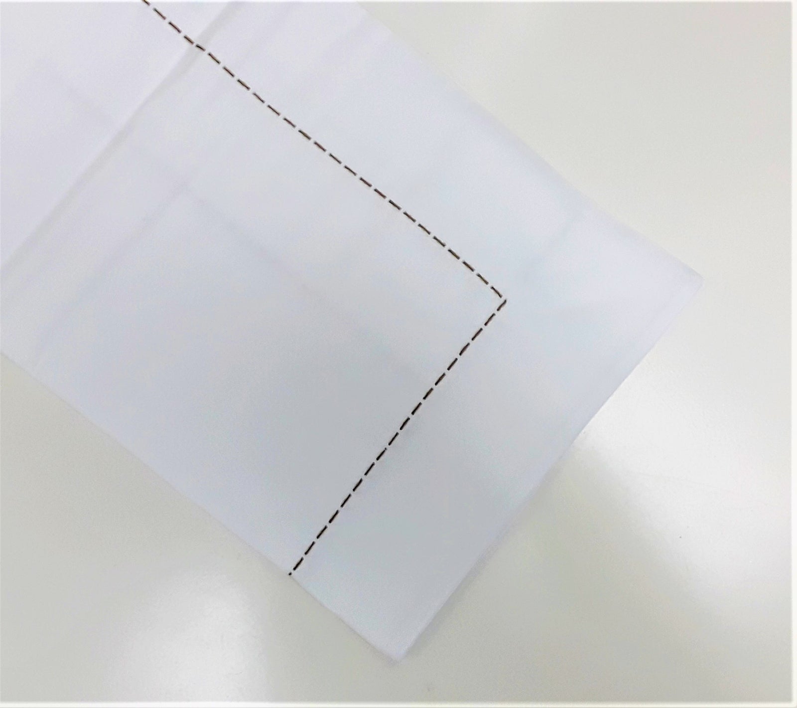 Milano White Oxford Pillowcase with Dark Ochre Stitching