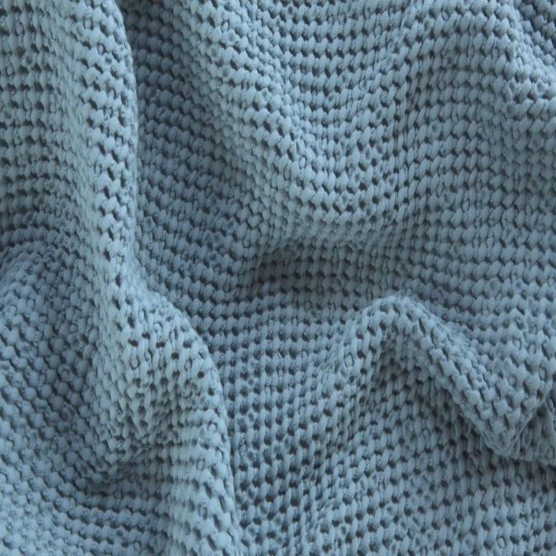 Newbliss Stonewashed Blanket: Smoke - Large