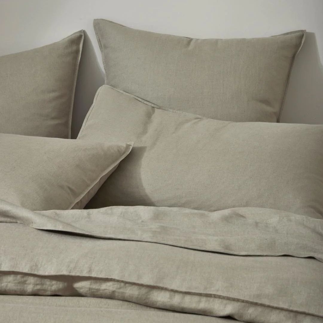 Ravello Linen Caper Pillowcase in Pair