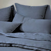 Ravello Linen Denim Pillowcase in Pair