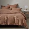 Ravello Linen Biscuit Quilt Cover - Queen