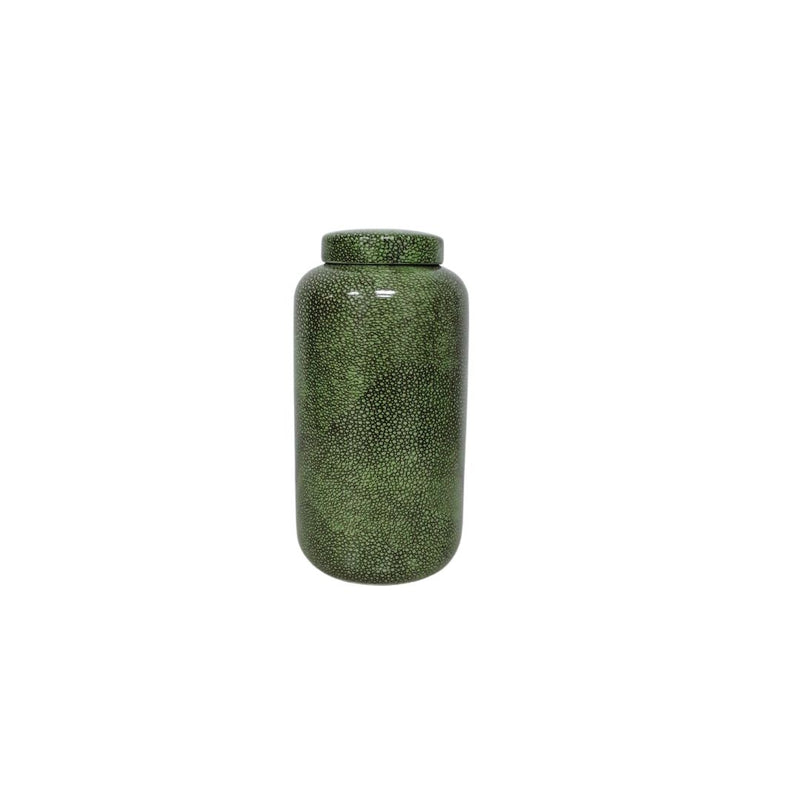 Shagreen Green Jar