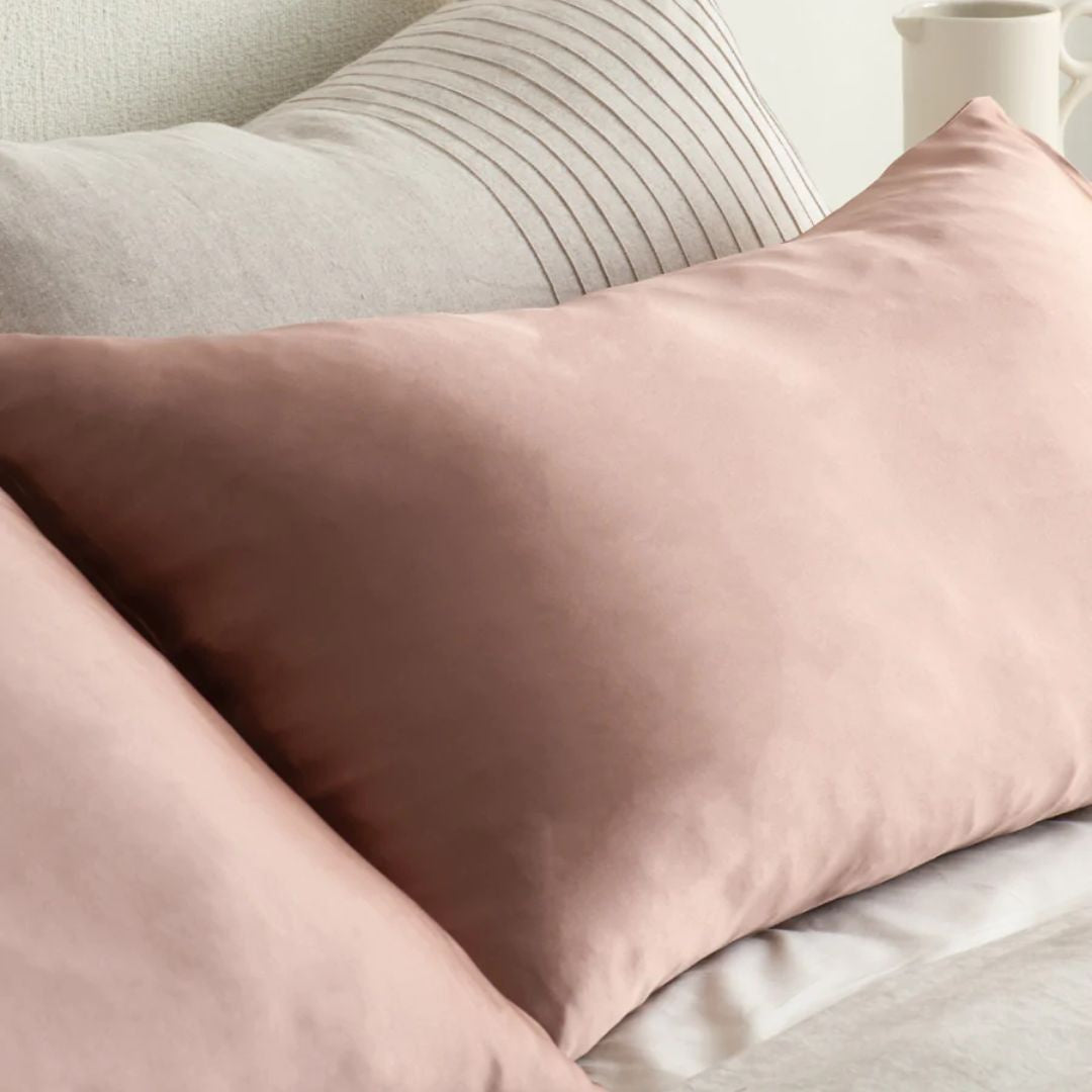 Silk Pillowcase - Antique Rose