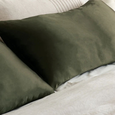Silk Pillowcase - Olive